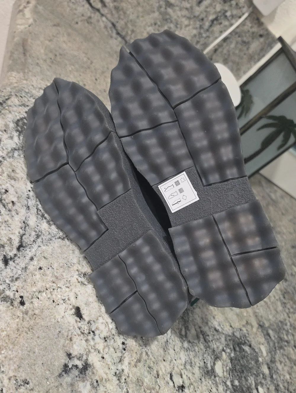 Off-White Wmns Zip-Tie Rain Boot 'For Rainy Days' - Black